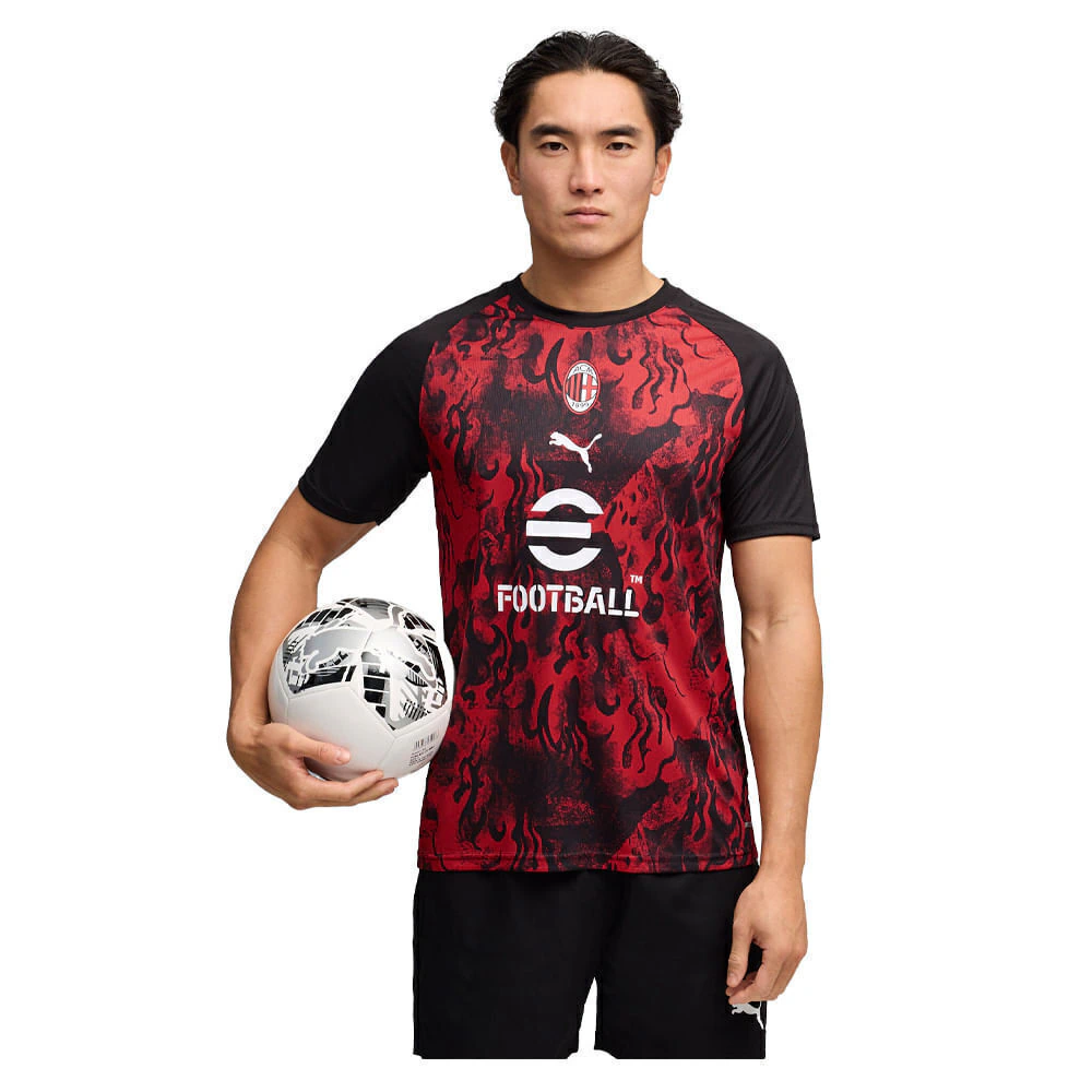 Camiseta Hombre Puma Ac Milan Warm Up